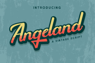 Angeland: A Vintage Font That Adds Character to Modern Design