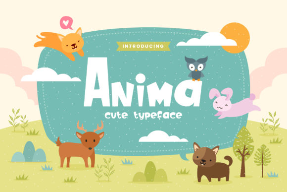 Anima: A Playful Font for Children-Related Projects