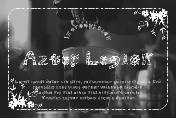 Aztec Legion: A Bold Font for Creative Expression
