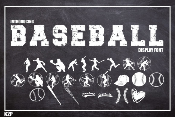 Baseball: A Friendly and Fun Display Font for All Baseball Lovers