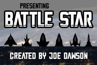 Battle Star: A Modern Sci-Fi Display Font Inspired by the Mandalorian