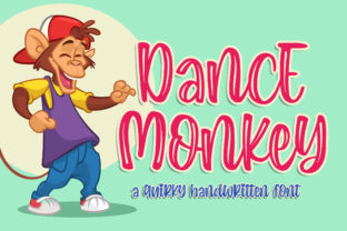 Dance Monkey: A Quirky and Whimsical Display Font with a Fun Vibe