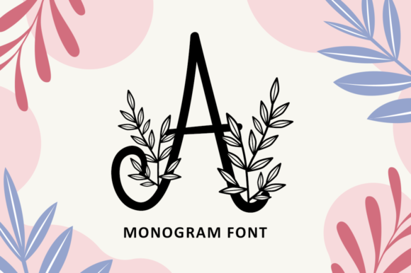 Foliage Monogram: A Botanical Touch for Modern Design