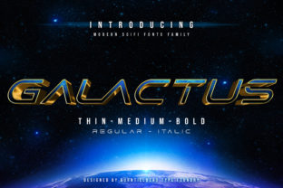 Galactus Font: A Modern Design Powerhouse