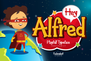 Hey Alfred: A Playful Display Font for Dynamic Design Workflows
