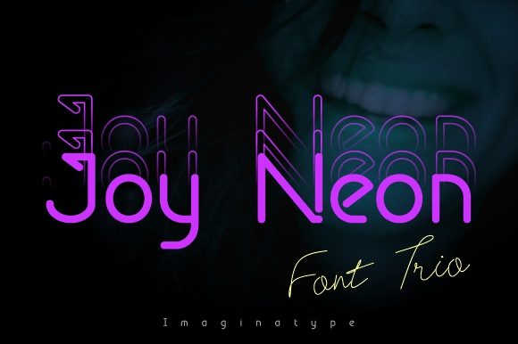 Joy Neon Font: A Stylish Blend of Sans and Script