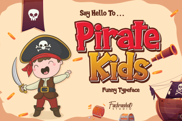 Pirate Kids Font: A Friendly and Versatile Choice for Creative Projects