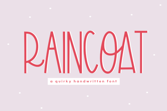 Raincoat Font: A Versatile Handwritten Script for Creative Projects