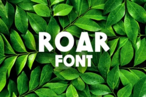 Roar: A Font That Speaks Volume