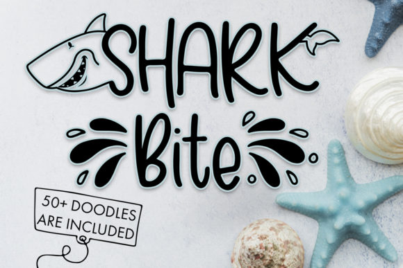 Shark Bite: A Bold Font for Underwater-Themed Design