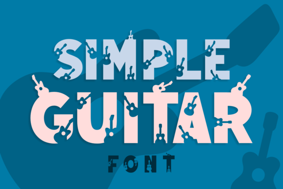 Simple Guitar: A Bold and Unique Display Font for Creative Expression