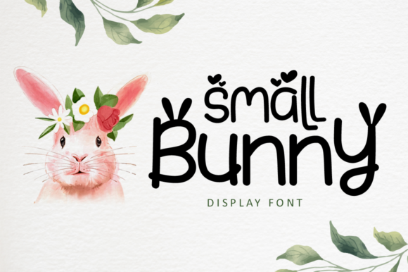 Small Bunny: A Modern Display Font for Creative Expression