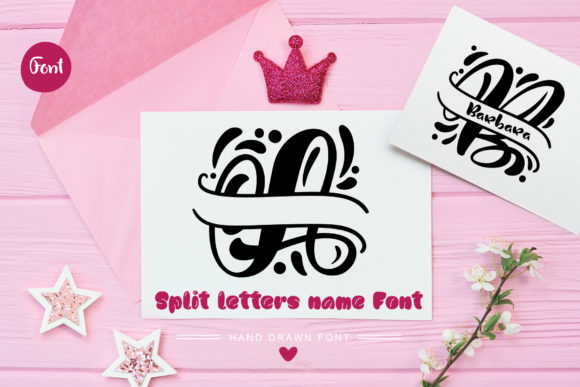 Split Letter Name: A Versatile Display Font for Creative Projects