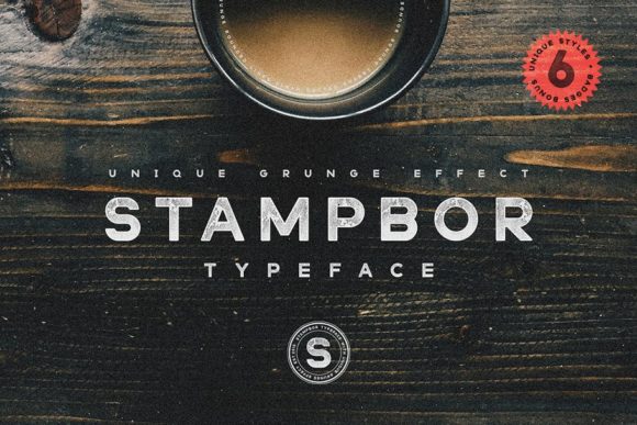 Stampbor: A Versatile Display Font for Every Design Need